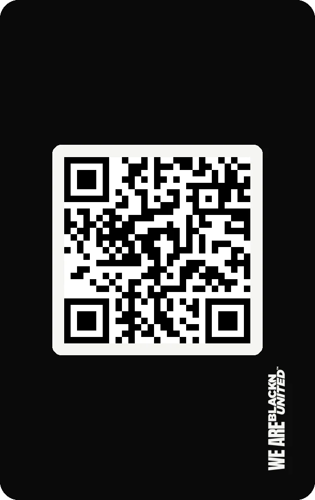The BNU Tap-In card, back with the QR code
