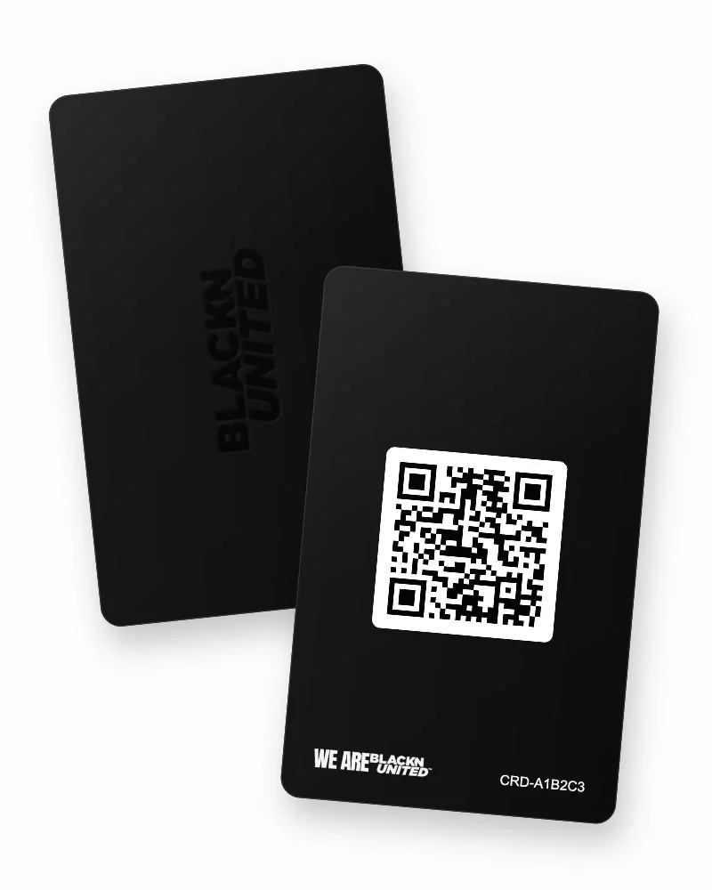 The BNU Tap-In card, front and back